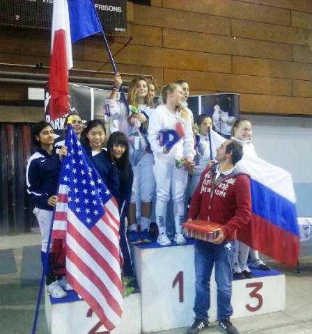 podium eq CMcadettes Grenoble 2014