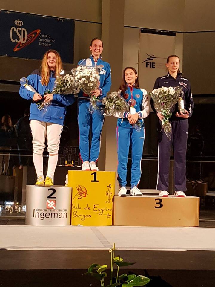 podium Camille Burgos 2016