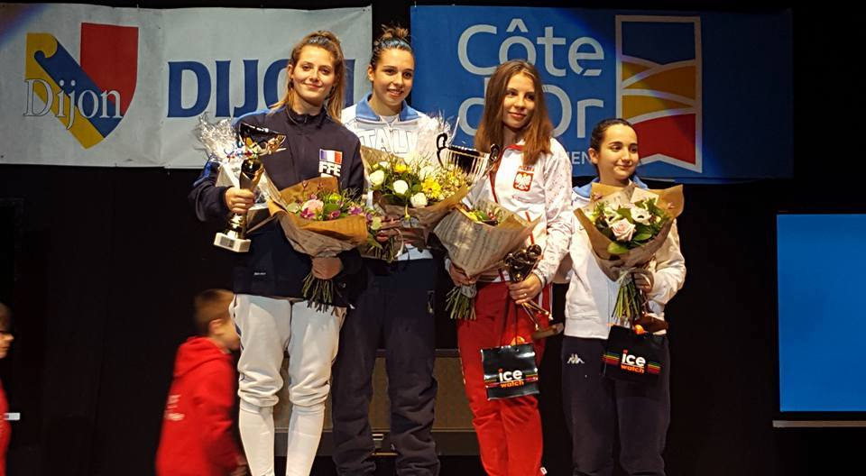 podium Camille Dijon 2017